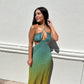 Capri Metallic Ombre Midi Dress