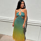 Capri Metallic Ombre Midi Dress