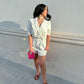 Allie White Denim Romper