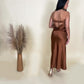 Stop and Stare Satin Maxi Dress